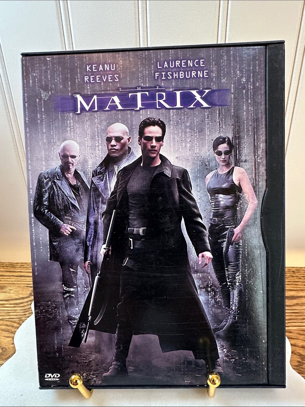 Warner Bros. The Matrix DVD Box - Black & Purple Cover Art